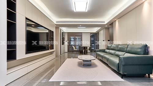 170㎡精裝大平層全屋定制效果，低調(diào)不單調(diào)|長沙全屋整裝